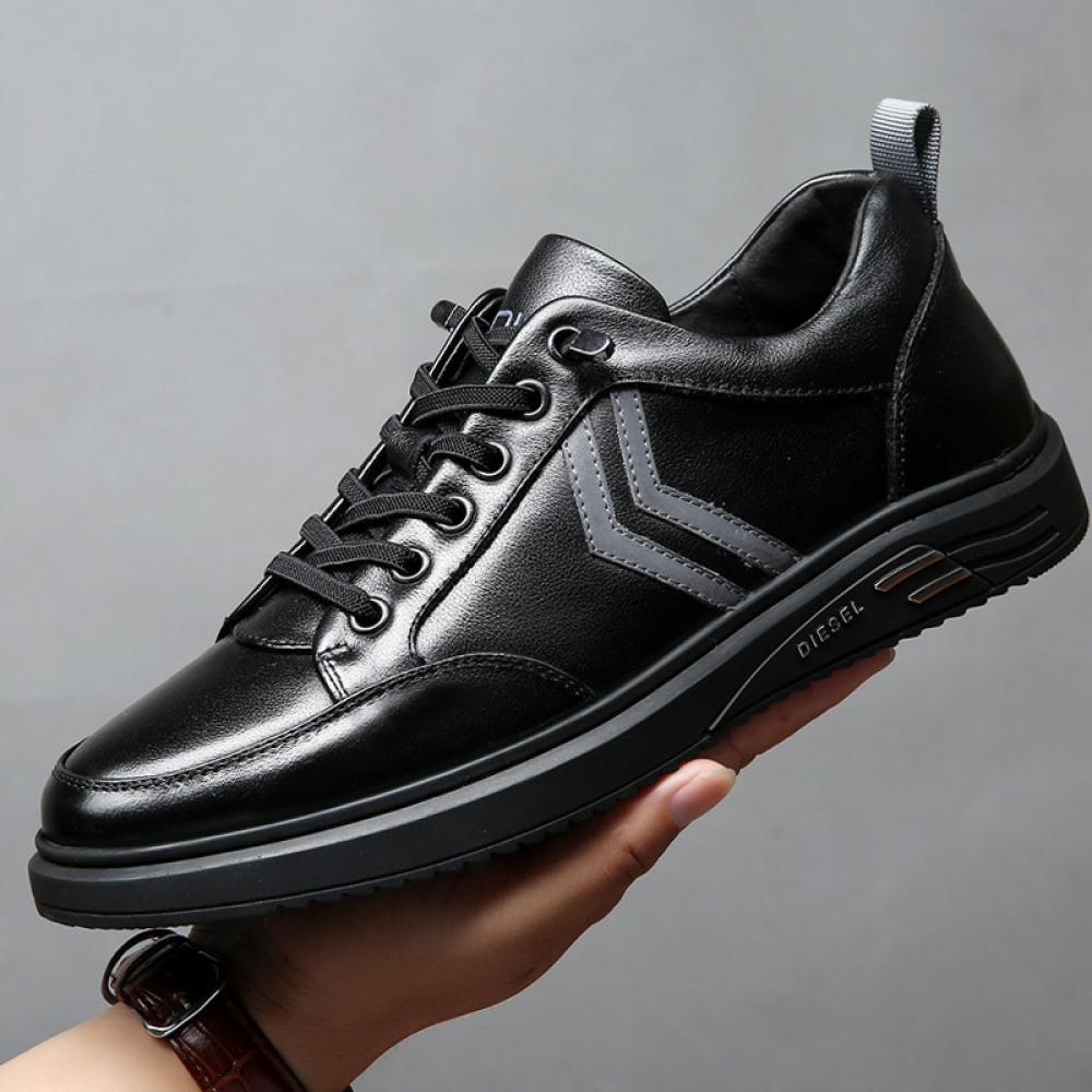 Men's Autumn Trendy New Leather Youth Simple Casual Shoes